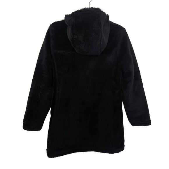 Women's The North Face Black Parka Reversible Hooded Coat Small - Picture 3 of 8